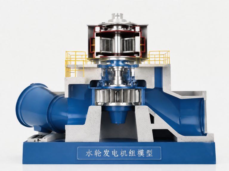 怒江傈僳族自治州水轮发电机组剖视模型